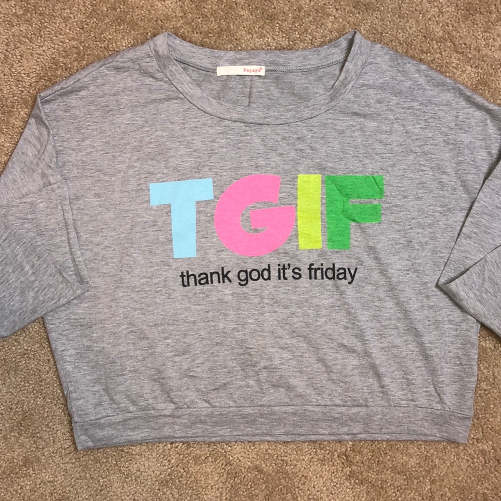 TGIF Colorful Sweatshirt